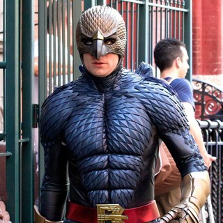 Filming Scenes for Movie Birdman on Location