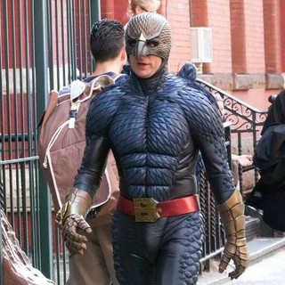 Filming Scenes for Movie Birdman on Location