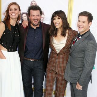Cassidy Freeman, Danny McBride, Edi Patterson, Adam DeVine in Los Angeles Premiere of HBO Series The Righteous Gemstones