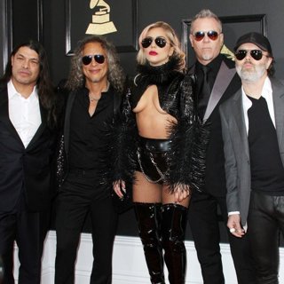 Lady GaGa, Metallica in 59th Annual GRAMMY Awards - Arrivals