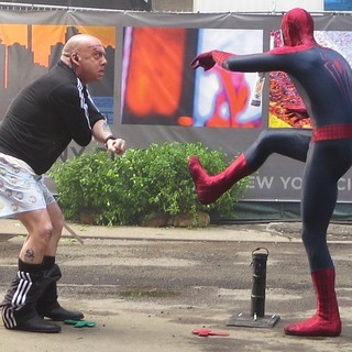 On The Set of The Amazing Spider-Man 2