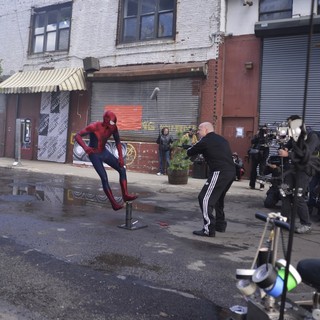 On The Set of The Amazing Spider-Man 2