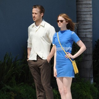 Scene in Movie La La Land Filming