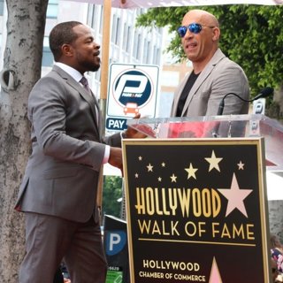 F. Gary Gray, Vin Diesel in F. Gary Gray Walk of Fame Star Ceremony on the Hollywood Walk of Fame