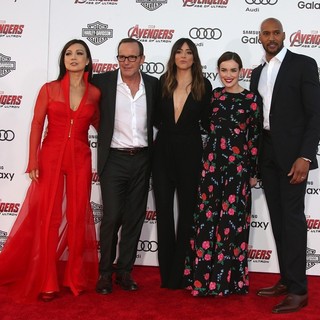 Ming-Na, Clark Gregg, Chloe Bennet, Elizabeth Henstridge, Henry Simmons in Los Angeles Premiere of Marvel's Avengers: Age of Ultron - Arrivals