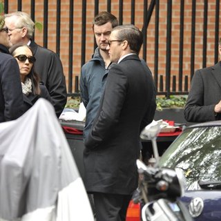 Filming Takes Place on The Set of Demolition