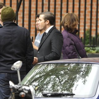 Filming Takes Place on The Set of Demolition