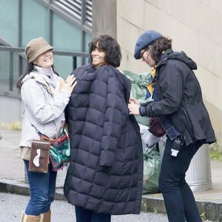 On The Film set of Cloud Atlas Shooting on Location in Glasgow
