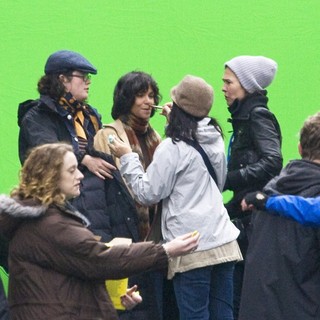 On The Film set of Cloud Atlas Shooting on Location in Glasgow