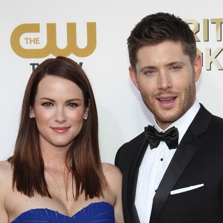 Danneel Harris, Jensen Ackles in The 19th Annual Critics' Choice Awards
