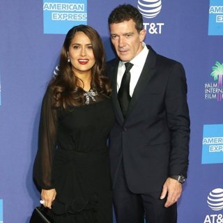 Salma Hayek, Antonio Banderas in 2020 Palm Springs International Film Festival Gala - Arrivals