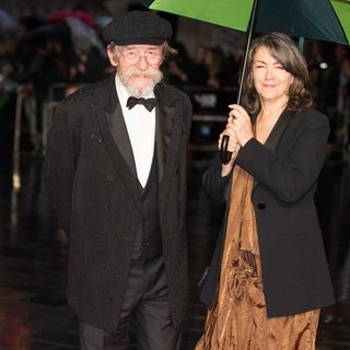 John Hurt, Ann Rees Meyers in 58th BFI London Film Festival: Opening Night - The Imitation Game Screening - Arrivals
