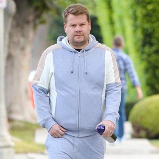 James Corden on His Way to Workout