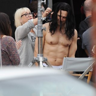 Filming A Scene for The Disaster Artist
