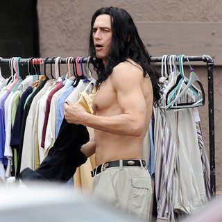 Filming A Scene for The Disaster Artist