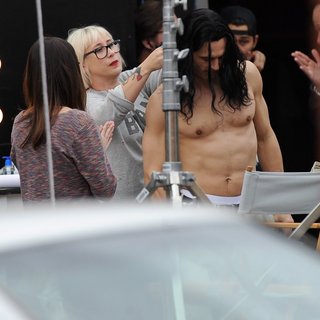 Filming A Scene for The Disaster Artist
