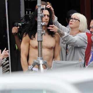 Filming A Scene for The Disaster Artist