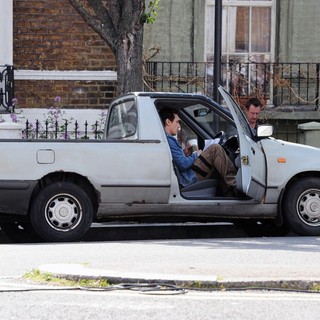 Filming Movie Good People on Location