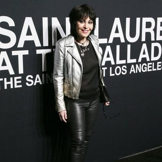 Joan Jett in Saint Laurent at The Palladium - Arrivals