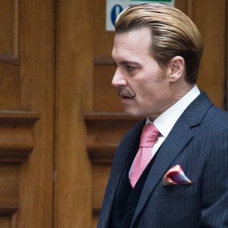 On The Set of Movie Mortdecai