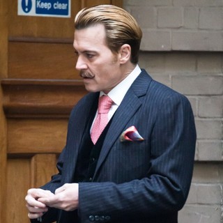On The Set of Movie Mortdecai