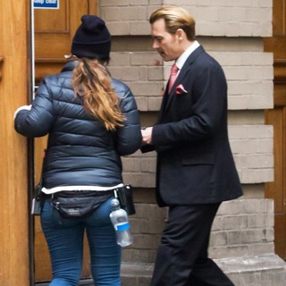 On The Set of Movie Mortdecai