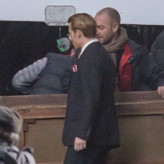 On The Set of Movie Mortdecai