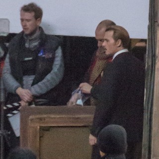 On The Set of Movie Mortdecai