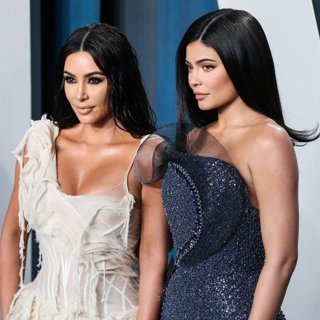 Kim Kardashian, Kylie Jenner in The Vanity Fair Oscar Party 2020