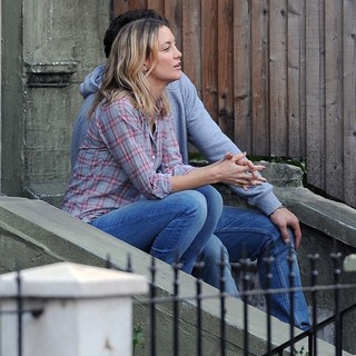 Filming Movie Good People on Location