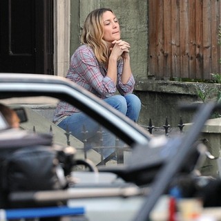 Filming Movie Good People on Location