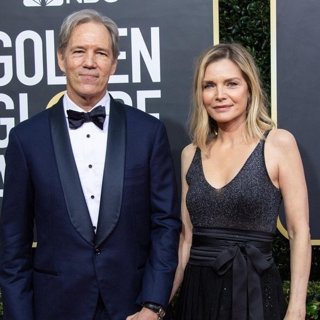 David E. Kelley, Michelle Pfeiffer in 77th Annual Golden Globes - Arrivals
