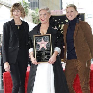 Pink Is Honoured with A Star on The Hollywood Walk of Fame