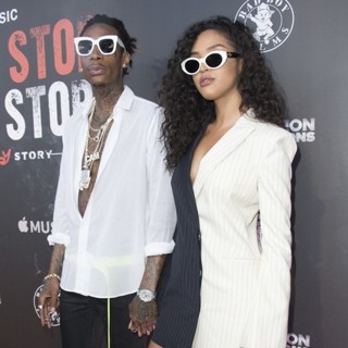 Wiz Khalifa, Izabela Guedes in Los Angeles Premiere of Can't Stop, Won't Stop: The Bad Boy Story - Arrivals