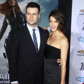 Taran Killam, Cobie Smulders in Captain America: The Winter Soldier Los Angeles Premiere