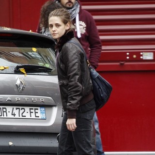 Kristen Stewart on The Film Set of Movie Personal Shopper