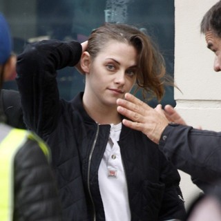 Kristen Stewart on The Film Set of Movie Personal Shopper