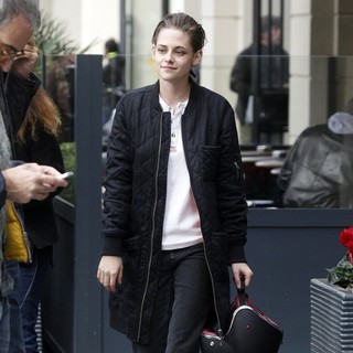 Kristen Stewart on The Film Set of Movie Personal Shopper