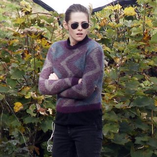 Kristen Stewart on The Set of Personal Shopper