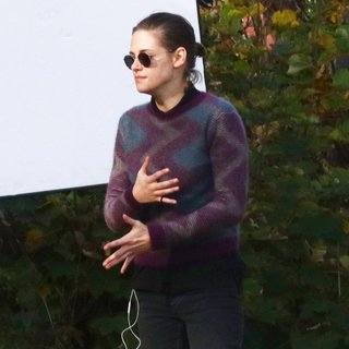 Kristen Stewart on The Set of Personal Shopper