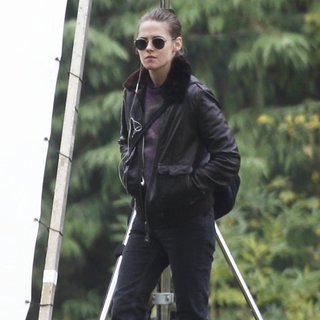 Kristen Stewart on The Set of Personal Shopper