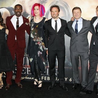 Mila Kunis, David Ajala, Lana Wachowski, Kick Gurry, Sean Bean, Channing Tatum in Los Angeles Premiere of Jupiter Ascending - Arrivals
