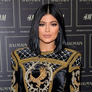 Kylie Jenner in The BALMAIN X H&M Collection Launch