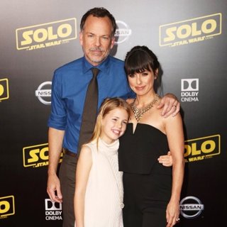 Russ Lamoureux, Colette Zoe Lamoureux, Constance Zimmer in Premiere of Disney Pictures and Lucasfilm's Solo: A Star Wars Story - Arrivals
