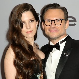 Brittany Lopez, Christian Slater in 19th Annual Post-Golden Globes Party Hosted by Warner Bros. Pictures and InStyle