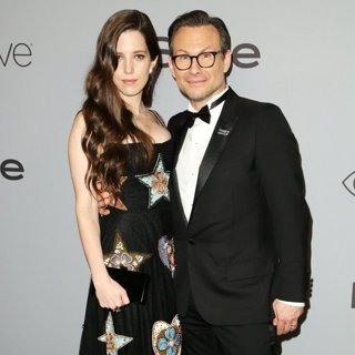 Brittany Lopez, Christian Slater in 19th Annual Post-Golden Globes Party Hosted by Warner Bros. Pictures and InStyle