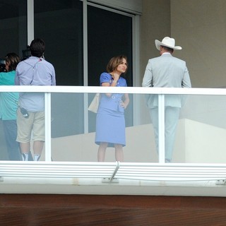 On The Film Set of Parker Shooting on Location in Florida