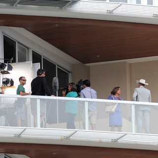 On The Film Set of Parker Shooting on Location in Florida