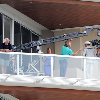On The Film Set of Parker Shooting on Location in Florida