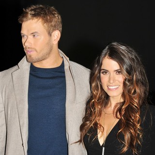 Kellan Lutz, Nikki Reed in The Twilight Saga's Breaking Dawn Part II Photocall